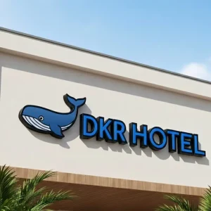 Outdoor LED Sign Front Channel Business Shop Name Restaurant Logo Sign Board Channel Letter Storefront Front Letter Sign