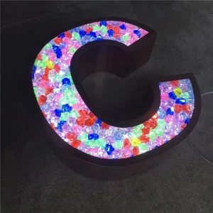 Outdoor Led Light Dimand Letters Led Light Box Signs Big Size Alphabet