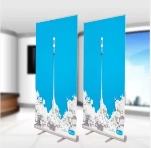 Outdoor Mobile Banner Design Pop up Digital Retractable Pull up Roll up Banner Stand