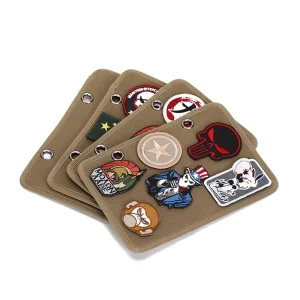 Outdoor Morale Badge Storage Board Armband Organizing Bag Arm Badge Adhesive Pouch Adhesive Badge Display Cloth.4 Pcs lot
