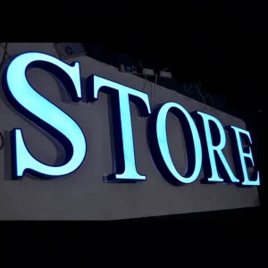 Outdoor Neon Light Sign Epoxy Resin Customizable Size High Brightness LED Advertising for Companies and Hospitals