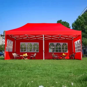 Outdoor Oxford Pop Up Advertising Marquee Tent with Windows Waterproof and Portable for Events Displays Exhibitions