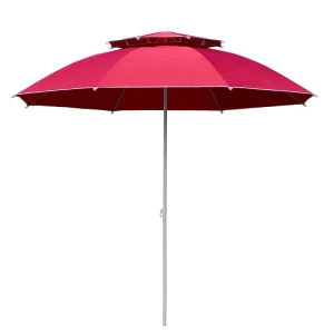Outdoor Patio Double Top Sunshade Umbrella Wedding Parasols
