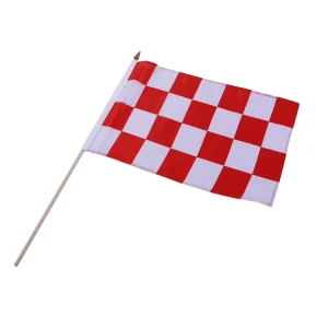 Outdoor Polyester Digital Printing Golf Hand Flag Custom Design Signal Flags