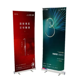 Outdoor Pop up Retractable Size Custom Strengthening Roll up Banner Stand Display for Trade Show Advertising Promotion