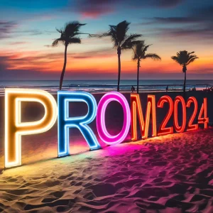 Outdoor Programmable Neon Light Large Letters Metal RGB LED Number Lights Wedding Decoration with Remote Control