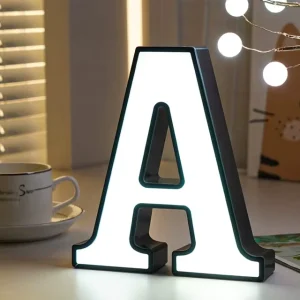Outdoor Restaurant Wall Light Alphabet Aluminium Luminous Stainless Steel Metal Bending Channel Acrylic Logo LED Letter Sign
