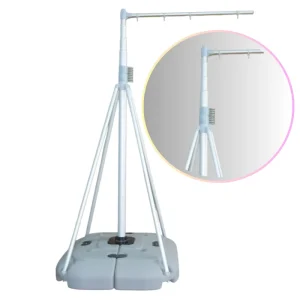Outdoor Signage Flag Pole with 120cm Rail Designed for Long Term Retail or Event Use
