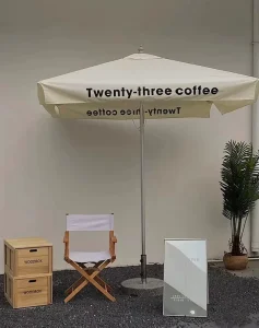 Outdoor Sun Shade Advertising Umbrella Sun Homestay Customized Logo Cafe Commercial Umbrellas Parasols