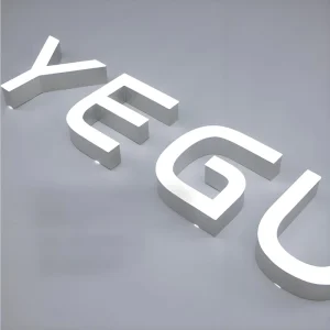 Outdoor Waterproof 3D LED Letter Sign with Transformer Stainless Steel Resin Letters for Customized Shape Advertising Decoration