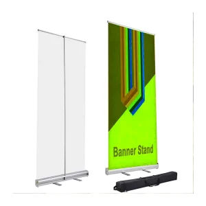 Outdoor Waterproof Aluminum Alloy Custom Color Roll up Display Portable Retractable Pull up Banner Display