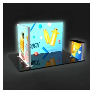 Outdoor Waterproof Exhibition Showcases Large Size Custom Poster Light Box Fabric Seg LED Billboards