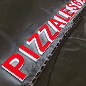Outdoor Waterproof Laser Engraved Led Edge Lit Signage 3D Giant Reserved Illuminated Plastic Acrylic Lettere Sign For Wall