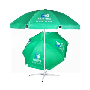 Outdoor Waterproof Windproof Custom Advertising Commercial High-end Telescopic Parasols for Hotel & Park Use