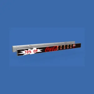 P1.25 COB LED Waterproof Black 16 Bit Color Depth Shelf Display Screen Advertising Dustproof Anti collision Narrow Strip Screen