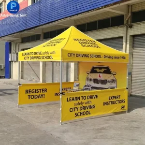 PANGUI Factory 3x3m Quick Deploy Advertising Tent for Pop up Events