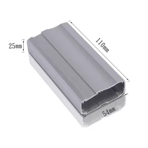 PCB Circuit Boards Led Light Box Case Custom CNC Anodized Aluminium Profile Extrusion Led Light Box Electronics Enclosure