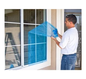 PE Protective Film Aluminum Alloy Door & Window Protective Film Clear Self Adhesive Film Black & White Protective Film
