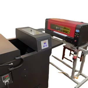 PET Film A3 DTF Inkjet Printers Custom T shirt Printer Dual Head 35cm Dtf Ink Shaking Powder Digital T Shirt Printing Machine
