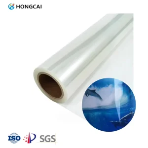 PET High Translucent Crystal Film Cold Laminating Film Advertising Printing Crystal Acrylic Poster Protective Film