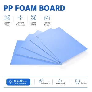 PP Foam Sheet Lightweight Polypropylene Board 0.5 mm to 12 mm Thickness for Printing and Packaging