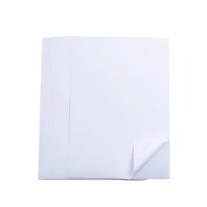 PP Matt Sticker Vinyl 20 Sheets Waterproof Inkjet Glossy White Self Adhesive Printable Sticker Paper for Wine Water Bottle Label