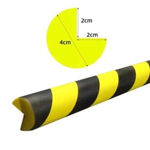 PU Foam Anti-collision Strip for Industrial Garage Baby Protection Edge Surface Piping Corners Wall Angle Protector