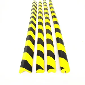 PU Foam Reflective Baby Industrial Garage Anti collision Shocked Strip Traffic Garage Wall Protector Bumper Safety Warning Strip