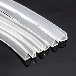 PVC Anti collision Strip Silicone Transparent Glass Edging