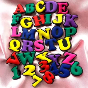 PVC Color Letter Colorful English Alphabets Letters for Shoe