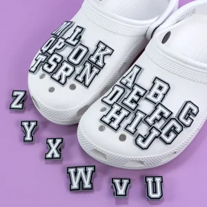 PVC English Letter Shoe Charms Raiders for Shoe Clog Decorations Shipping Via DHL/FedEx