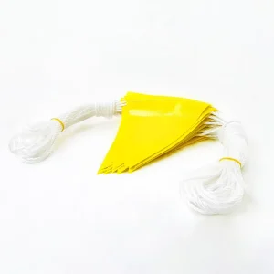 PVC Flags PP Line Road Barrier Yellow Green Red Orange Bunting Line