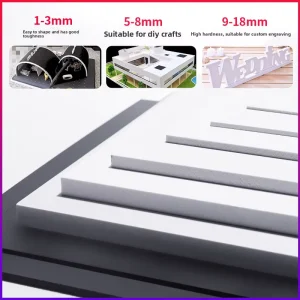 PVC Foam Board Model Material Sand Table Construction Handmade Customizable 12mm/5mm Cutting 1220x2440mm 1-30mm