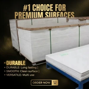 PVC Foam Board UV Resistant Anti Aging A4 Sample Size