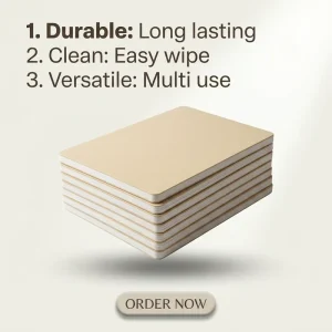 PVC Furniture Sheets White Bright Smooth Surface UV Resistant Anti Aging Energy Conservation Eco Friendly 6-30mm Thickness