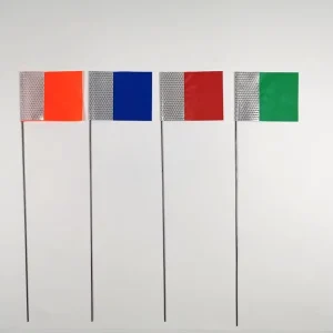 PVC Marking Flags In Multiple Colors With Reflection For Various Applications