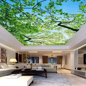 PVC Soft Ceiling Film Fireproof PVC Covering Panels Artistic False Ceilings Stretch Ceiling Stretch Membrane for Room