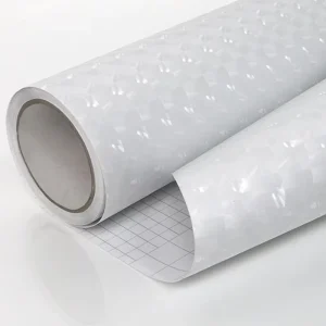 PVC Soft Glossy 3D Cat Eye Effect Cold Laminating Film Roll Removable Adhesive Waterproof for Crystal Porcelain Art Decor