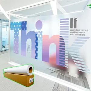 PVC Transparent White Matte Office Partition Translucent Opaque Frosted Film Stickers for Kitchen Glass Printing Services