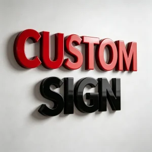 Painted Laser Cut Flat Wall 3D Logo Custom Business Sign PVC Carved Baking Finish Letters Company Office Lobby Reception Signage