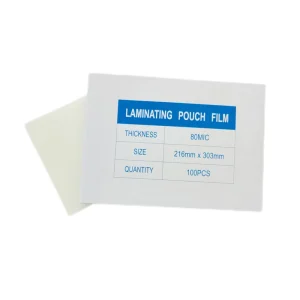 Paper Protective Cover A4*100MIC Hot Laminating Sheet Pouch Film