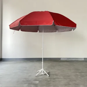 Parasol Retractable Manual Outdoor Sunshade Large Beach Umbrella Windproof Courtyard Stall Folding Umbrella
