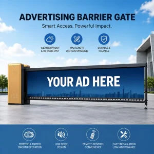 Parking Automatic Security 6m Boom Anti Crash Heavy Duty Advertising Barrier Gate