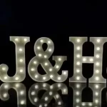 Party Supplies 4ft 30th Birthday Marquee Neon Numbers Rgb Neon Letter Signs for Birthday Party Decorations