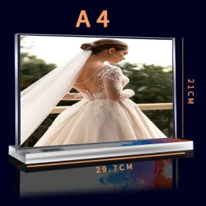 Party Wedding Supply Arch Tabletop Number Holder Clear Dome Acrylic Table Sign Stand