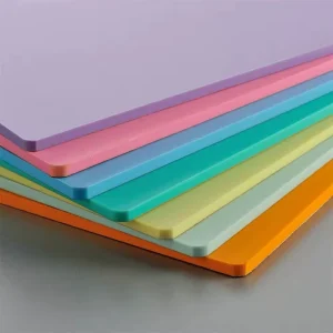 Pastel Macaron Colored Cast Acrylic Sheet Multi Soft Tint PMMA Panel for DIY Craft Sign Decoration