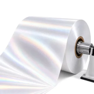 Pearlized White BOPP Film Roll Glossy Plain Customizable Thickness Excellent Printability for Food Labels Packaging Bags