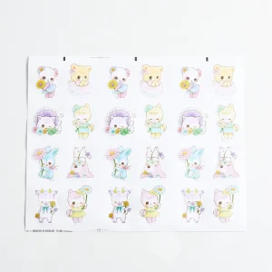 Permanent Self-adhesive Fashion Decorative Self-adhesive Printed Transparent Stickers