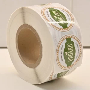 Personalised Customized Transparent Vinyl Adhesive Stickers Roll Waterproof Eco Friendly Hot Stamping Multi Shaped