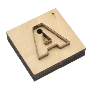 Personality Handmade Letter Crafts Punching DIY Die Mould Cutter Made in China A Z